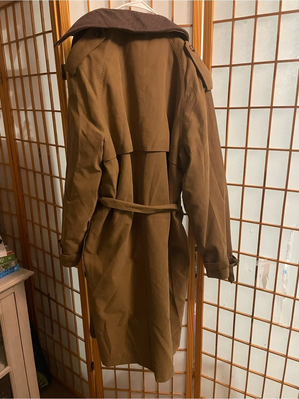 London Fog Signature Men’s 38R Double Breasted Belted Trench Coat w/ Liner